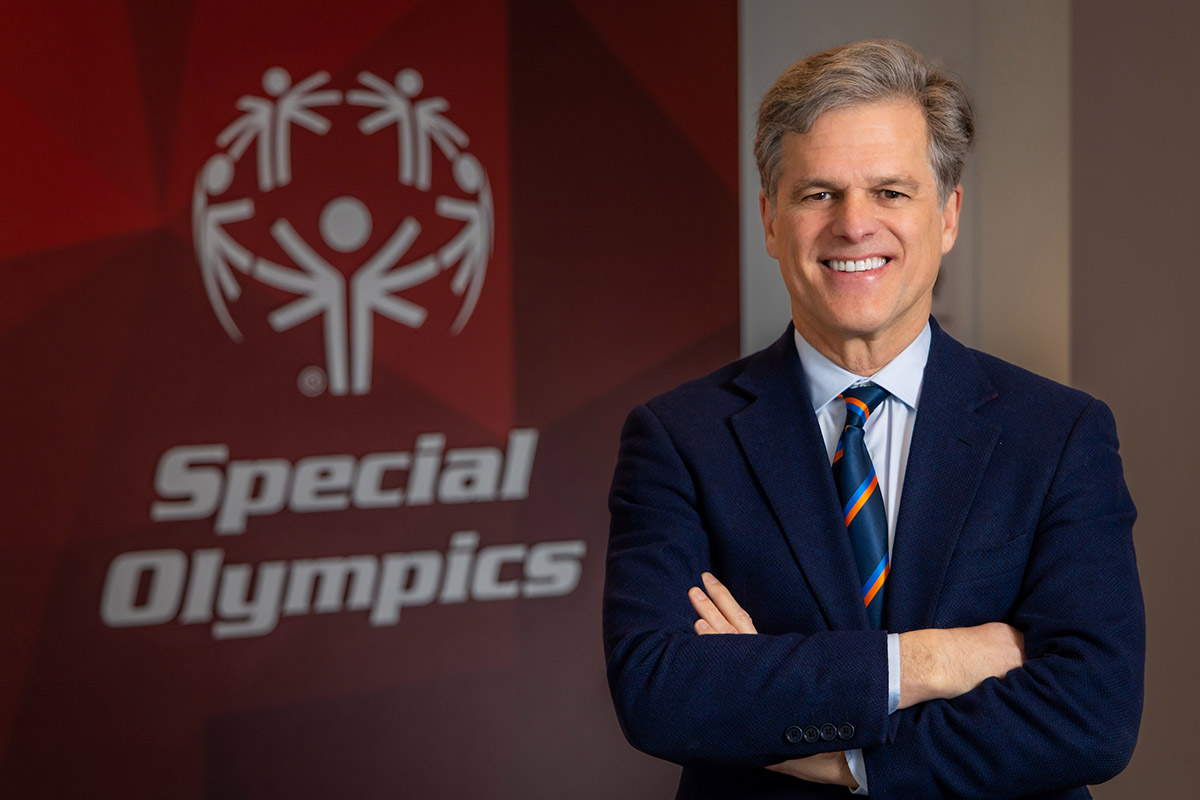 Special Olympics President Tim Shriver receives the 2026 Laetare Medal