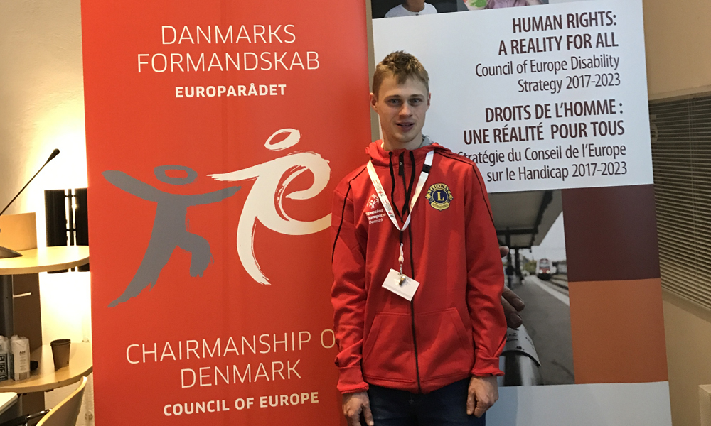 Danish Athlete Addresses Experts at Council of Europe Seminar