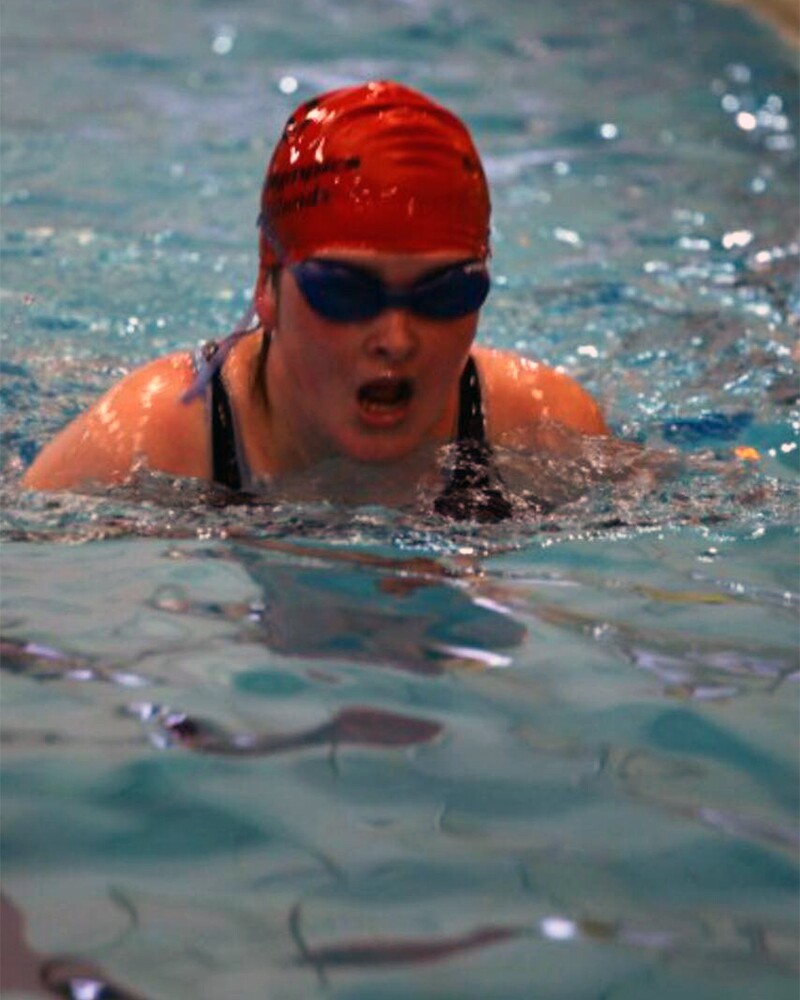 Katie Swimming.