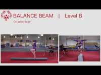 Balance Beam Wide Beam - Women - Level B