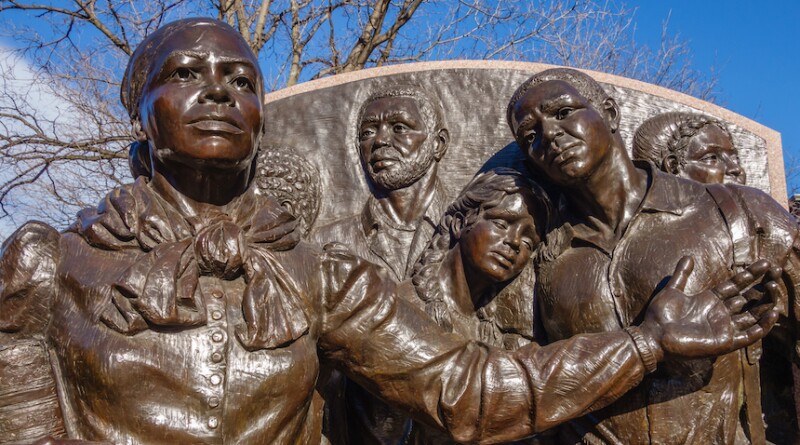 A statute of Harriet Tubman.