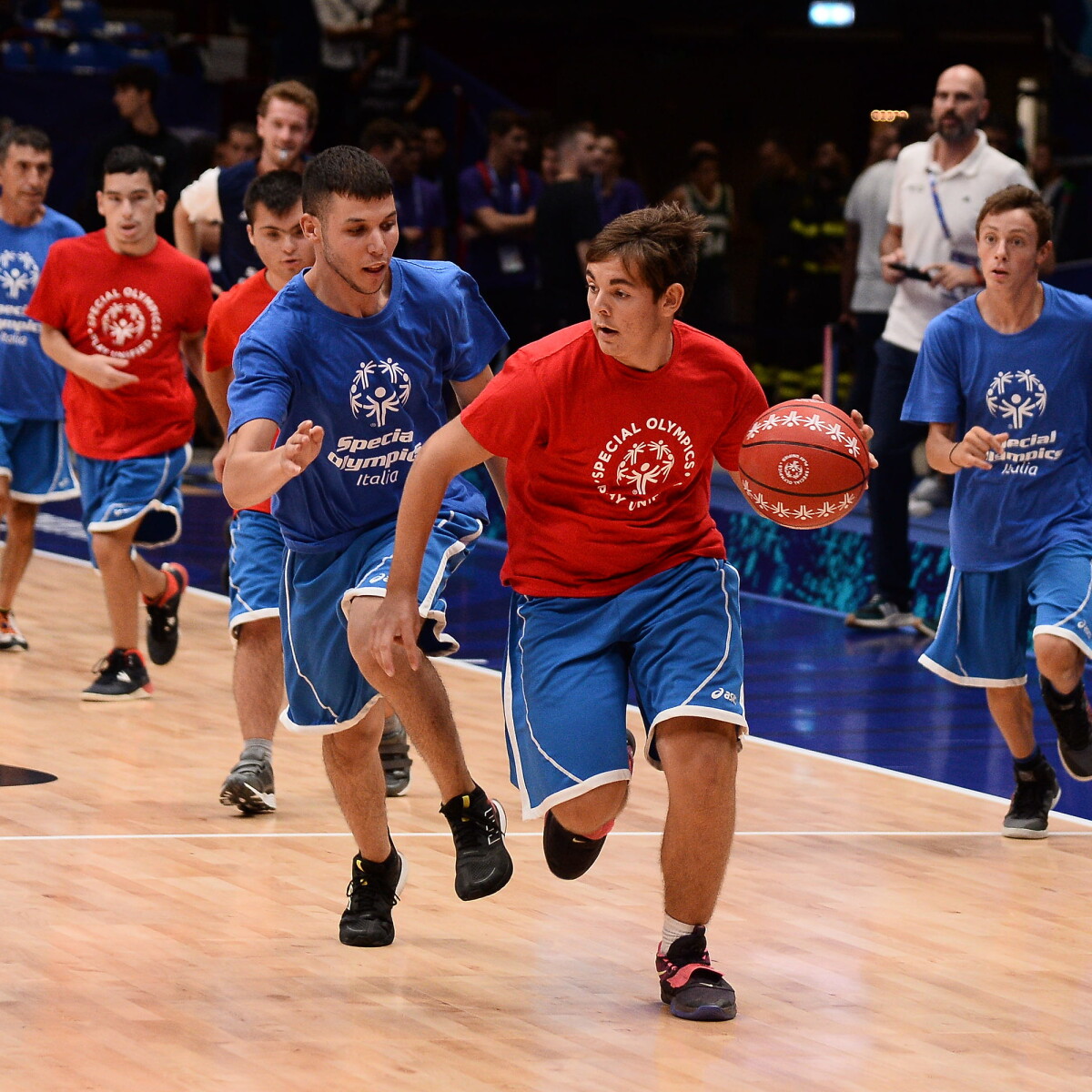Special Olympics Unified basketball game