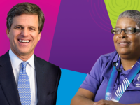 An image of Tim Shriver and Cindy Bentley