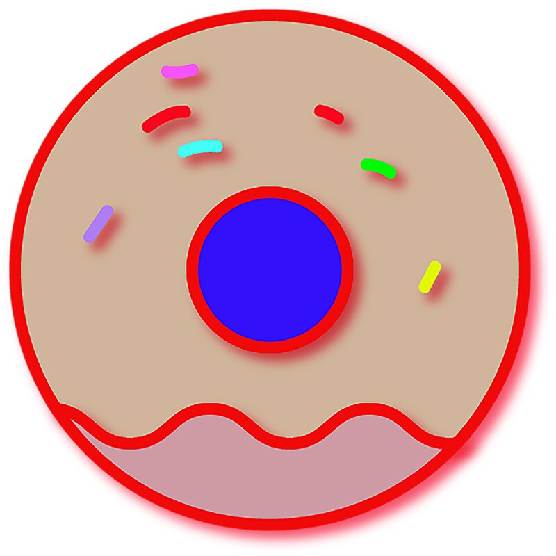 Doughnut illustration.