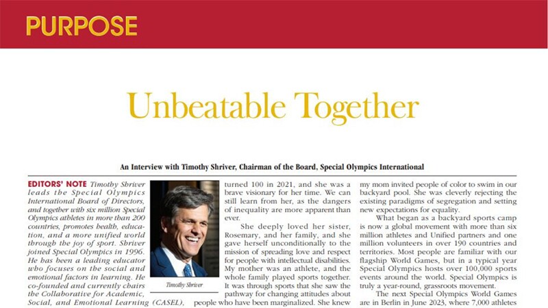 Purpose magazine's Tim Shirver's article.