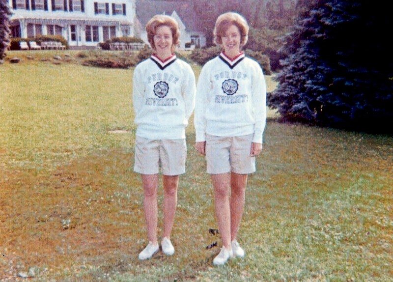 Camp Shriver Counselor, Mary Hammerbacher Manner and her twin sister, Ann. 