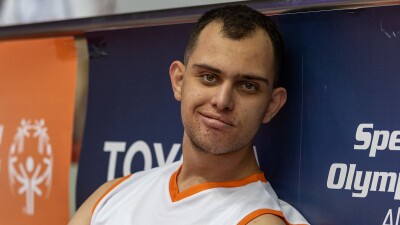 Profile photo of Special Olympics Kosovo basketball player Andi Qorrolli