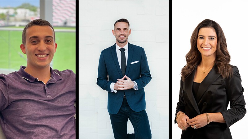 Joe Malfa (left), Devon Kerr (middle) and Jen Lada (right).