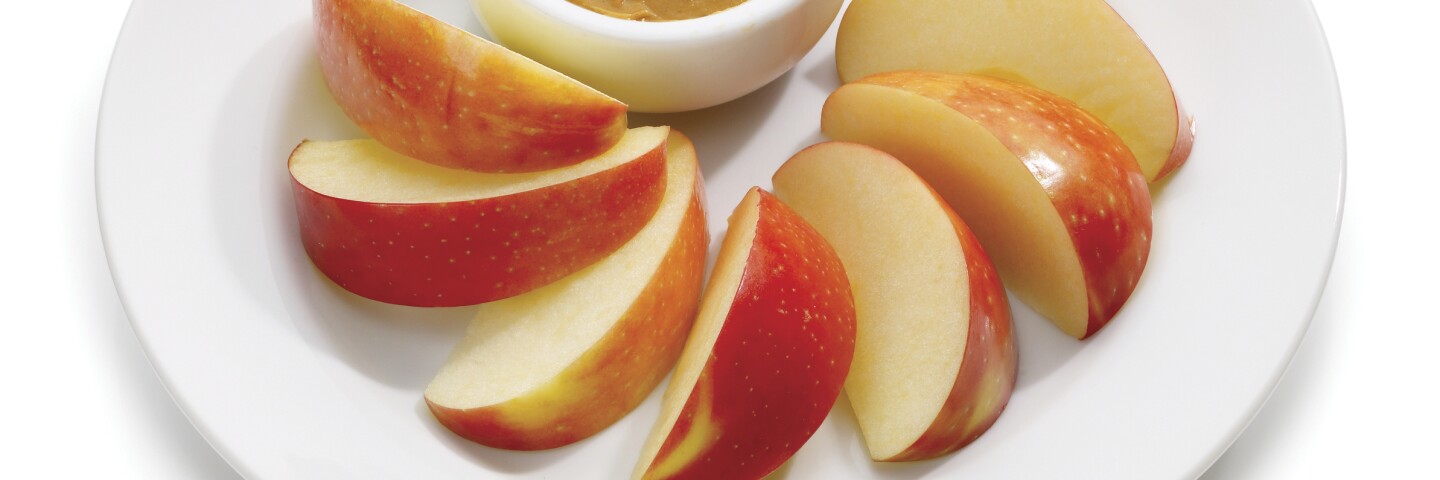 Apple Slices with Peanut Butter