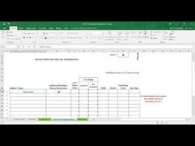 Bowling Registration Tutorial