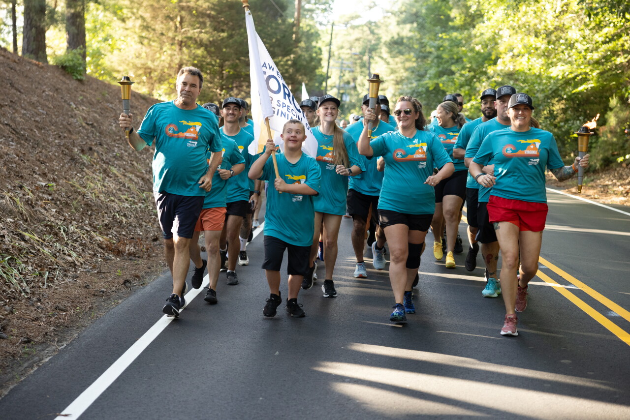 Torch Run-Marathon Photo