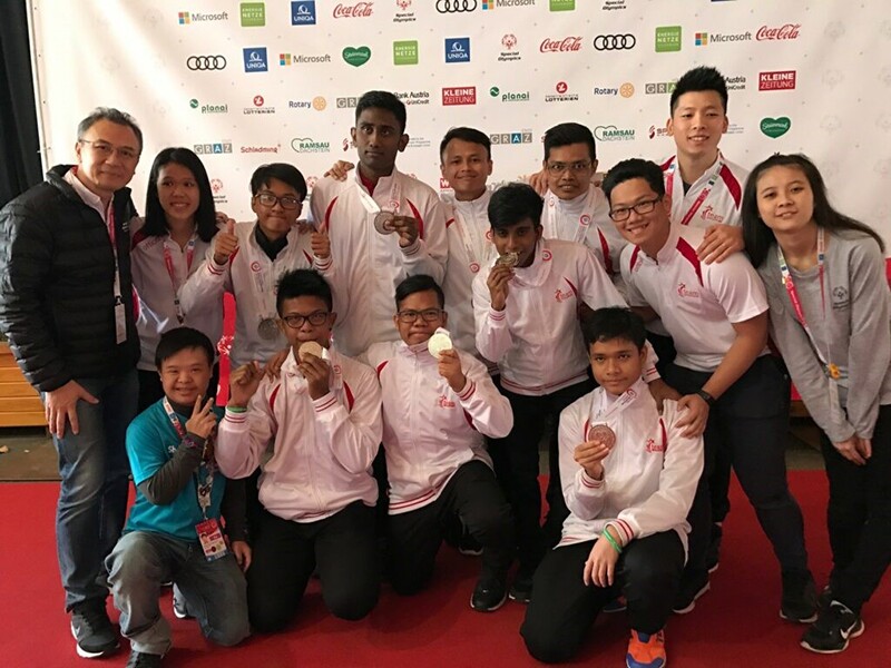 Special Olympics Singapore 2017 floorball team