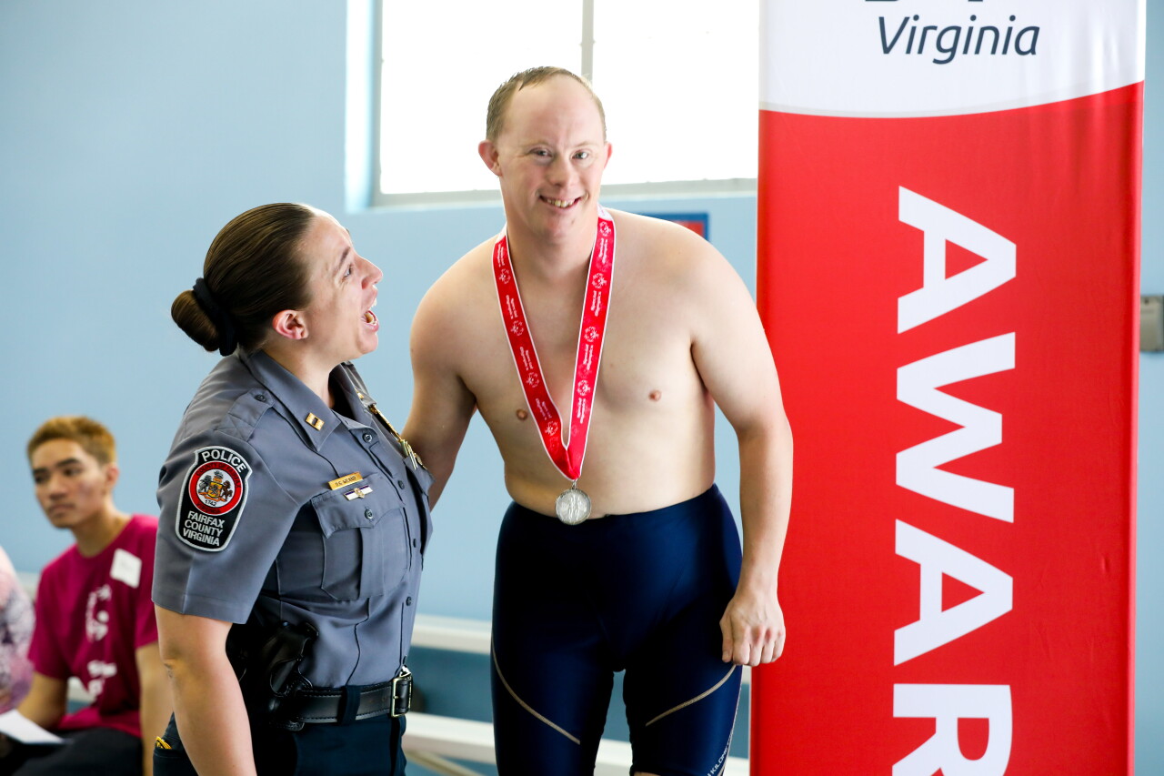 Swimming Athlete Medal Photo