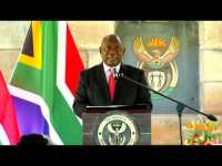 President Cyril Ramaphosa receive Special Olympics team