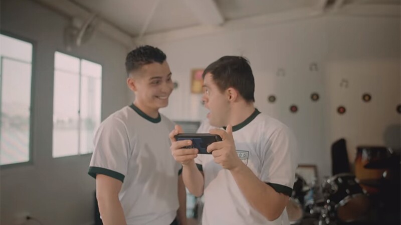 Jaime Cruz and RAVVA in a scene from RAVVA’s music video.