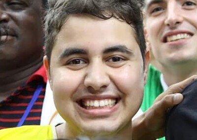 Raftik smiling for a selfie