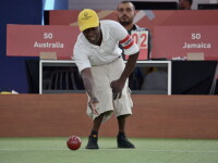 Jamaica’s 51-year-old bocce player Delroy Sullivan 