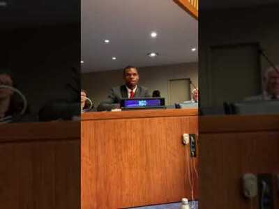 Nyasha Derera at the United Nations