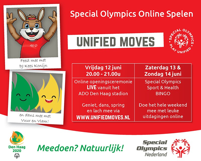 Special Olympics Netherlands Online Games programme.