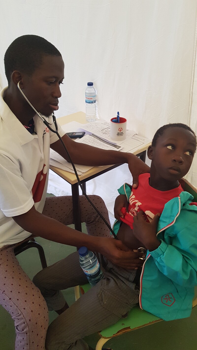 Medical exam in Guinea-Bissau