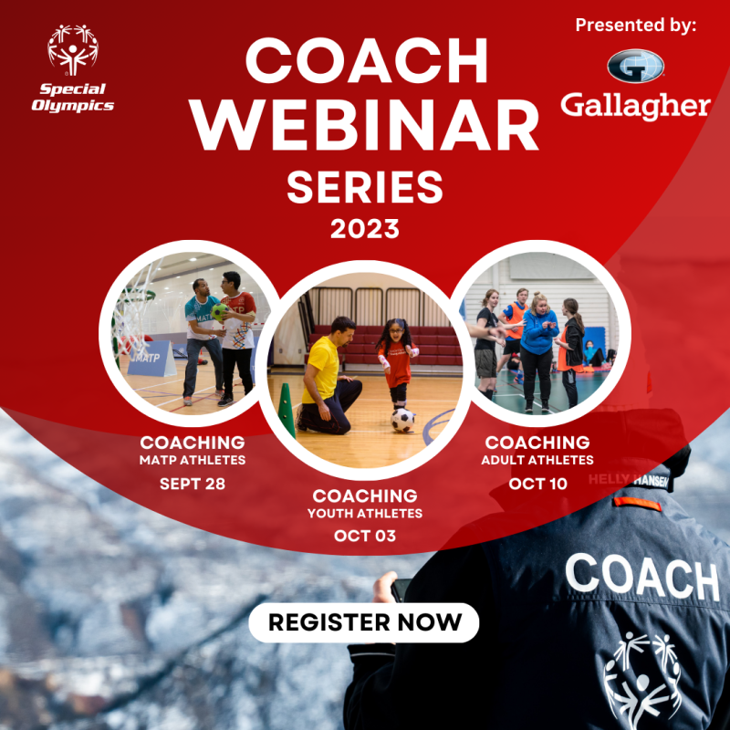 Coaching Webinar Series: Coaching MATP Athletes, Coaching Youth Athletes, Coaching Adult Athletes.