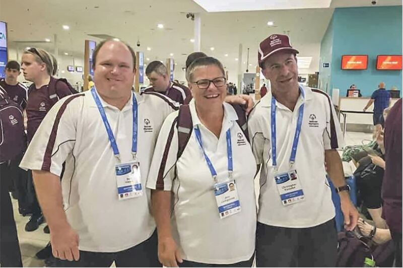 Ben with follow athletes