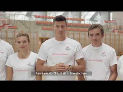 Robert Lewandowski sends best wishes to #EFW2018 athletes