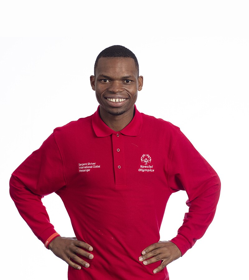 Nyasha Derera, Special Olympics International Board Member and athlete leader from Special Olympics Zimbabwe.