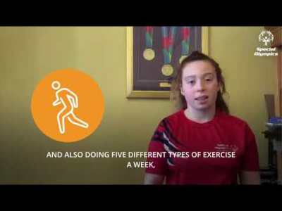 STAYING FIT AT HOME—Sports Lesson from Kiera