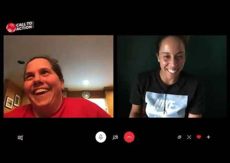 Tennis Star Madison Keys Surprises Special Olympics New York Athlete Liza Ambrosini