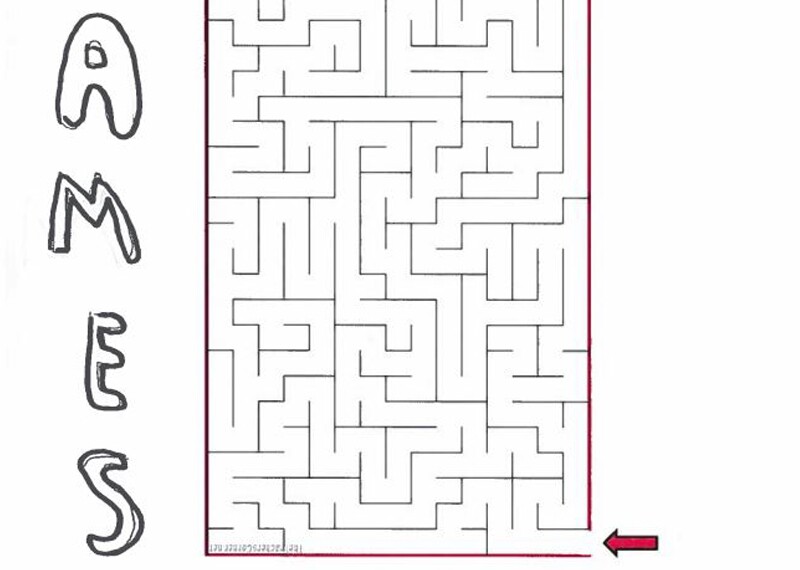 Illustration of a maze