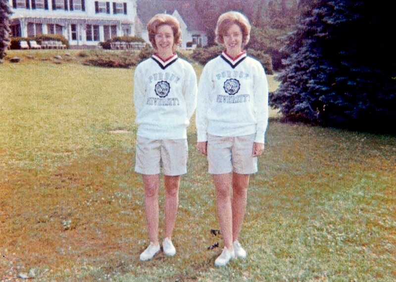 Camp Shriver Counselor, Mary Hammerbacher Manner and her twin sister, Ann. 