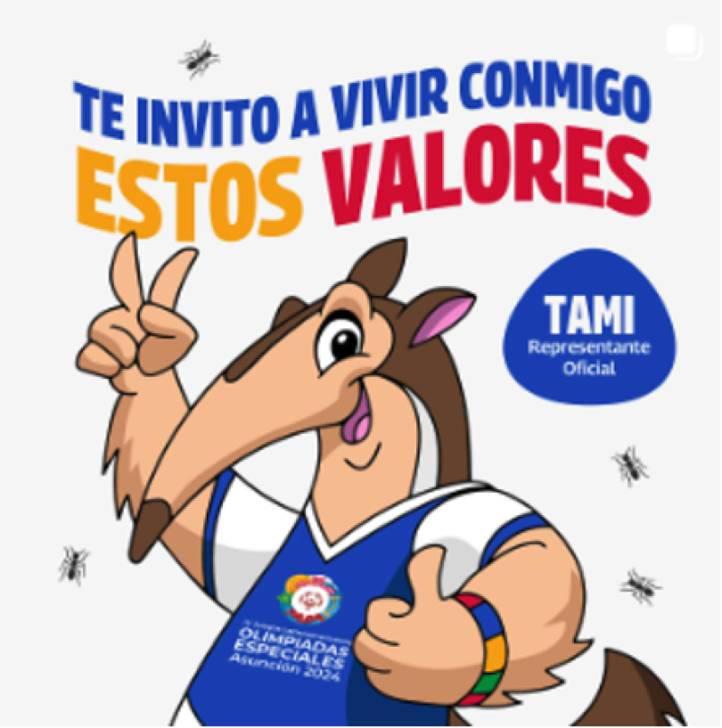Tami mascota de Olimpiadas Especiales