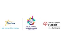 Starkey, World Games Berlin 2023 and Special Olympics logos. 