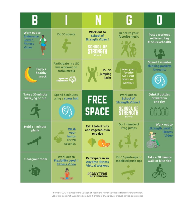 Image of bingo card.