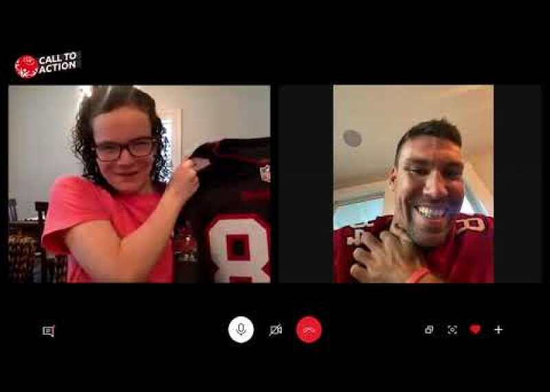 Tampa Bay Buccaneers’ Cameron Brate Surprises Special Olympics Athlete with a Special Gift