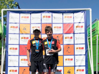 Jacob Baker and Jim Kinnard, Unified pair from Special Olympics Idaho