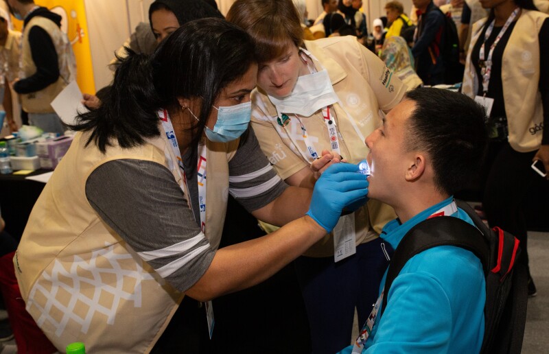 Healthy Athletes Special Smiles dental screening promotes health access ... Special smiles special olympics