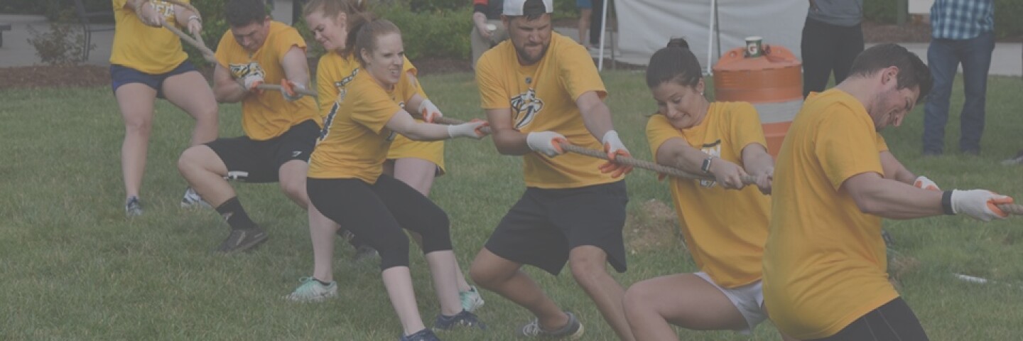 Corporate Challenge tug of war