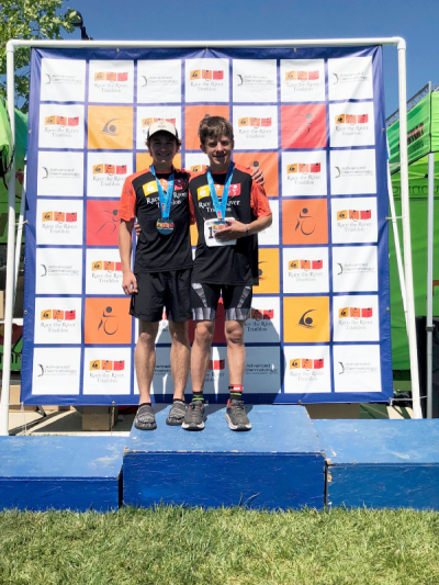 Jacob Baker and Jim Kinnard, Unified pair from Special Olympics Idaho