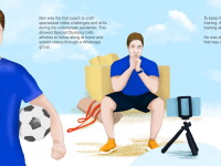 Illustrations of Ben McBride. 
