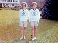 Camp Shriver Counselor, Mary Hammerbacher Manner and her twin sister, Ann. 