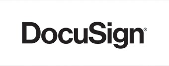 DocuSign logo in black