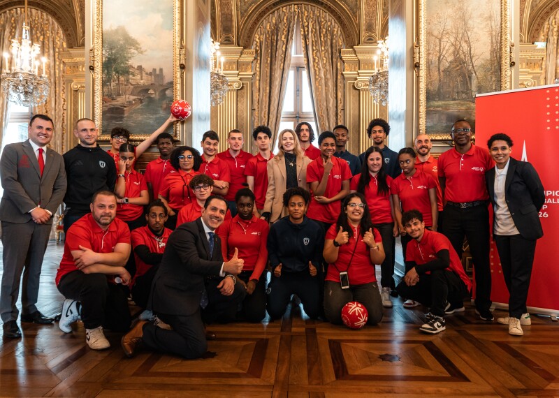 People Standing in a group 