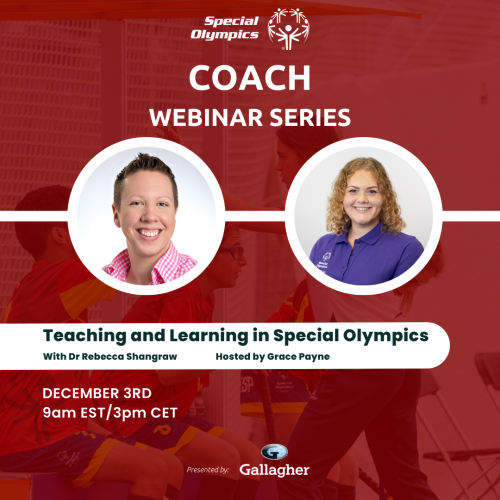 Teaching and Learning in Special Olympics graphic