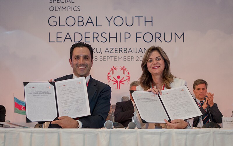 An important partnership for inclusion was also signed between Special Olympics and the United Nations Population Fund during the Opening Day