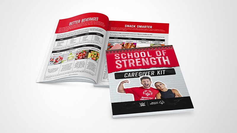 Photo of the School of Strength Caregiver guide kit.